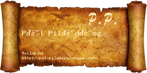 Pál Piládész névjegykártya